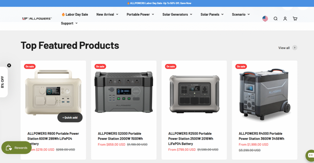 ALLPOWERS Pricing & Deals