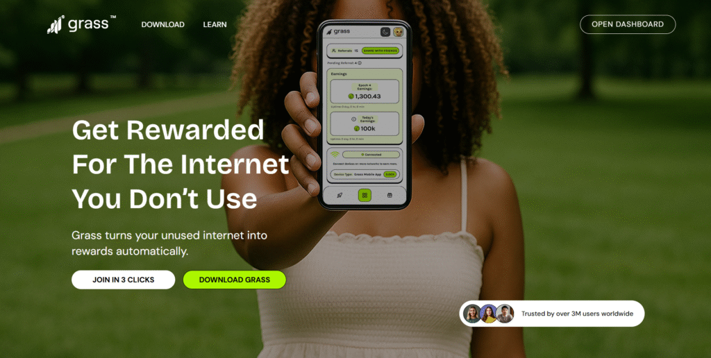 Grass Goldmine How GetGrass Works