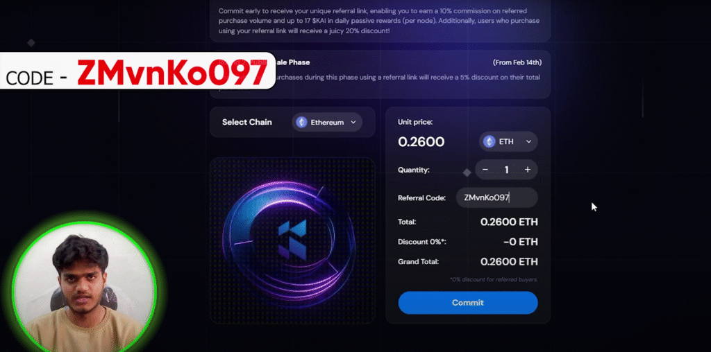 Guide to Redeeming Your Kaisar Network Referral Code