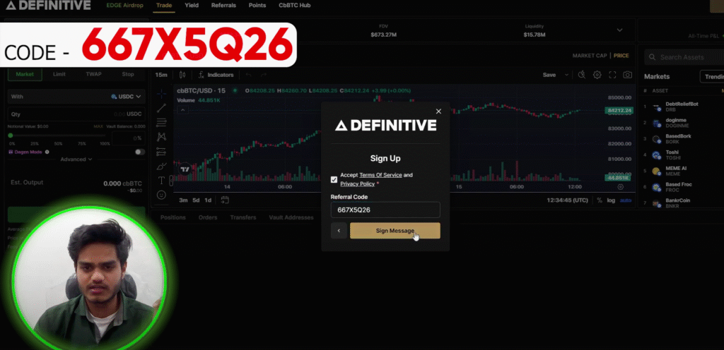 How to Use the Definitive.fi Referral Code