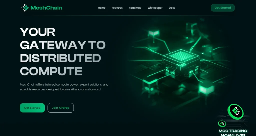 Plug In. Power Up. Welcome to MeshChain