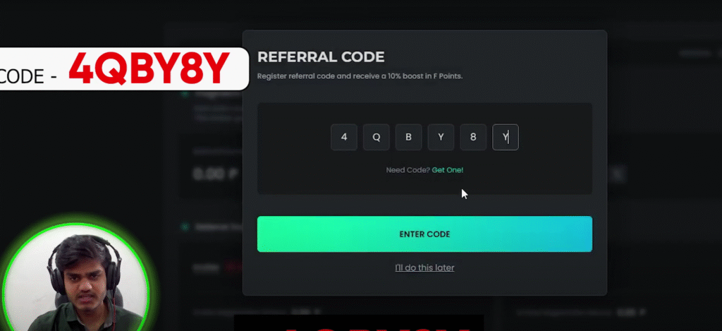 Step-by-Step Guide to Using the Fragmetric Referral Code