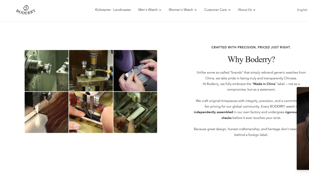 Why Choosing Boderry Makes Perfect Sense for Watch Lovers