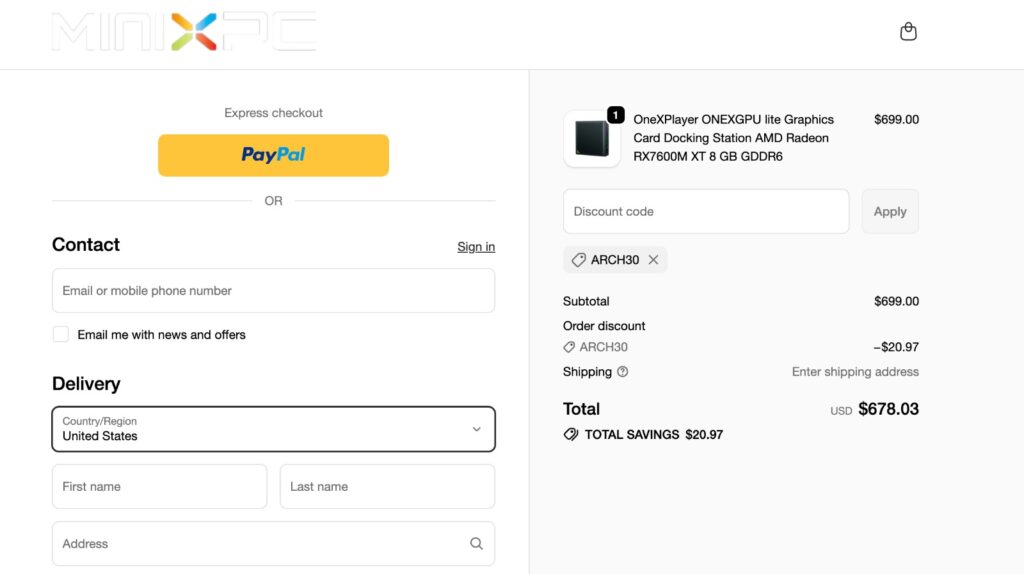 Minixpc COUPON CODES