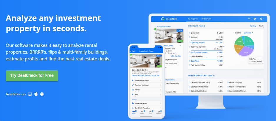 Dealcheck for best real estate deals