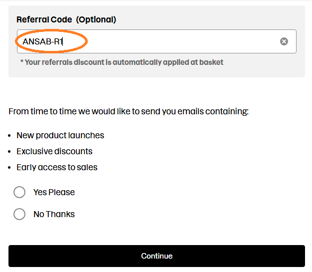 Berghaus Referral Code