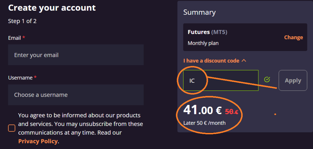 Darwinex Zero Discount Code