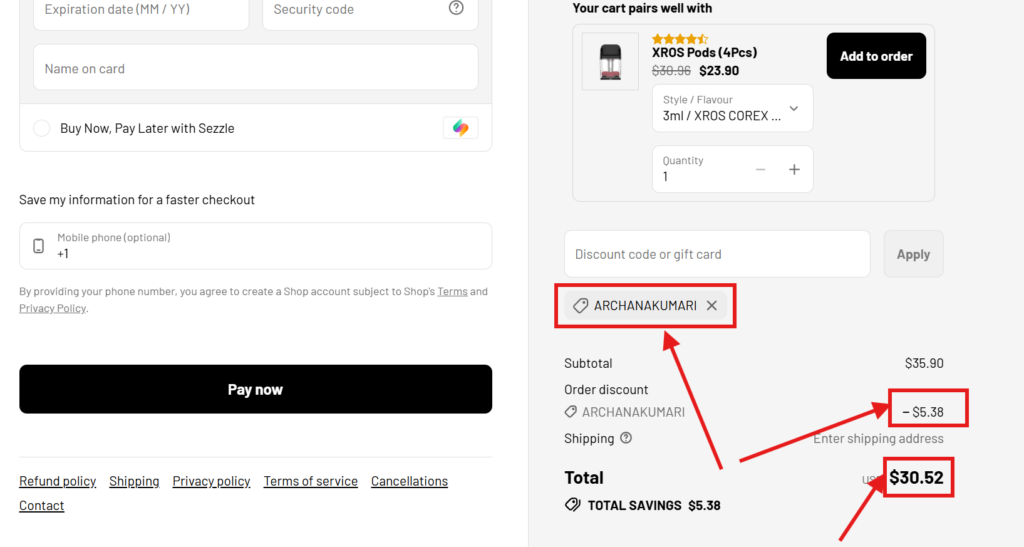 Vaporesso Discount Code