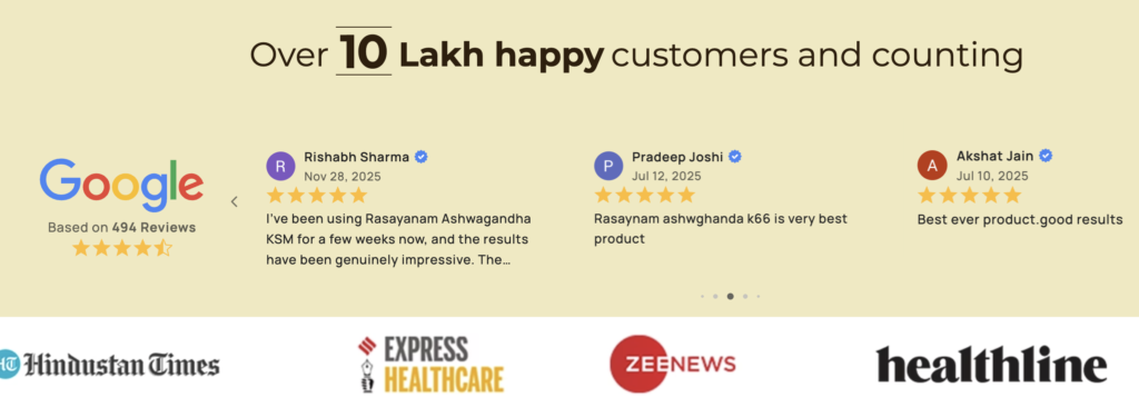 Rasayanam Product Reviews (User Intent Section)