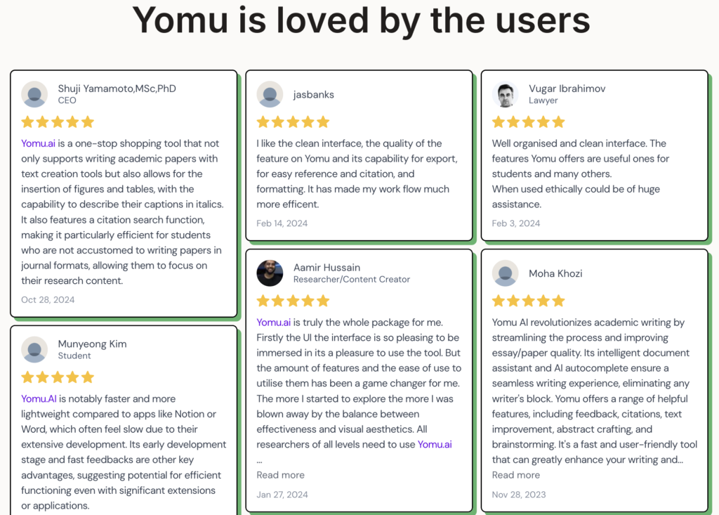 YomuAI Reviews & User Feedback