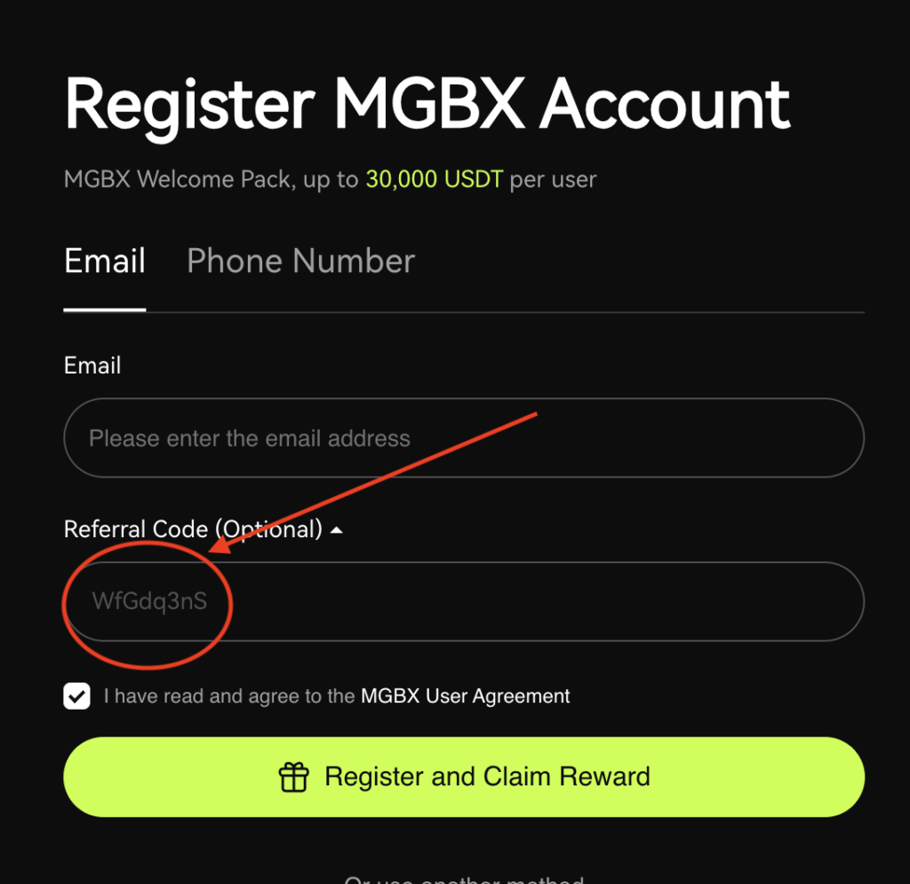 How to Use MGBX Exchange Referral Code “WfGdq3nS” to Get 20% Off (Step-by-Step Guide)