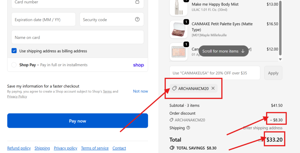CanmakeUSA Offer Code