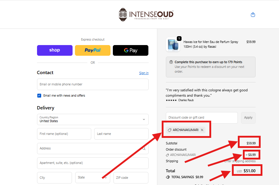 IntenseOud Coupon Code