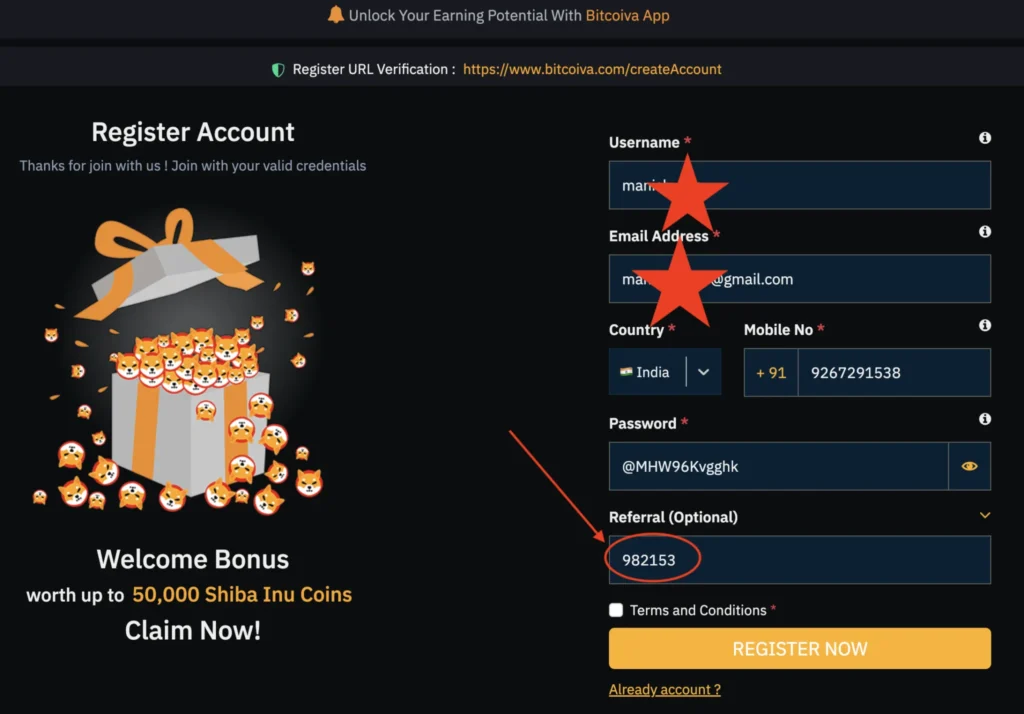 How to Use Bitcoiva Referral Code “982153” to Get 20% Off (Step-by-Step Guide)