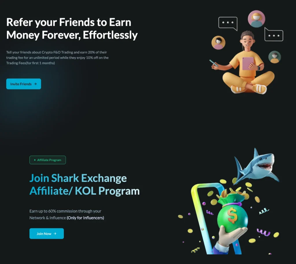 Shark Exchange Referral Program