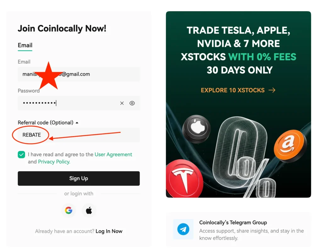 How to Use CoinLocally Referral Code “REBATE” to Get 20% Off (Step-by-Step Guide)