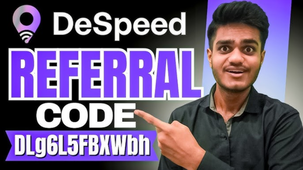 Despeed Referral Code "DLg6L5FBXWbh" and Get 15% Bonus DeSpeed Bytes Today